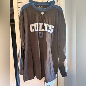 Vintage Colts NFL Team Apparel Gray and Blue Shirt